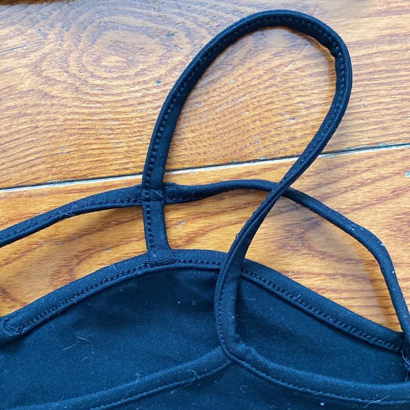 Garage/Eclipse two small women’s/youth top/bralette crop top black. - Picture 6 of 8